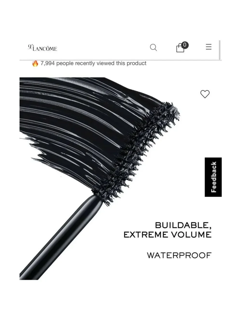 Lancôme Hypnôse Drama Waterproof Mascara - Black